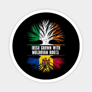 Irish Grown With Moldovan Roots Ireland Flag Magnet